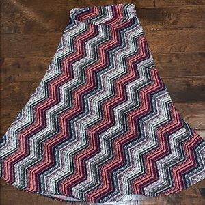 Reneec. multi-colored maxi skirt